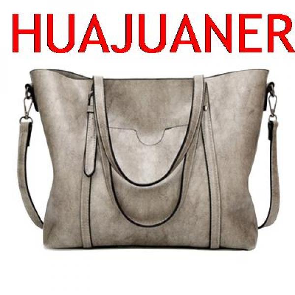 Oil Wax Leather Shoulder Bag Tote Crossbody