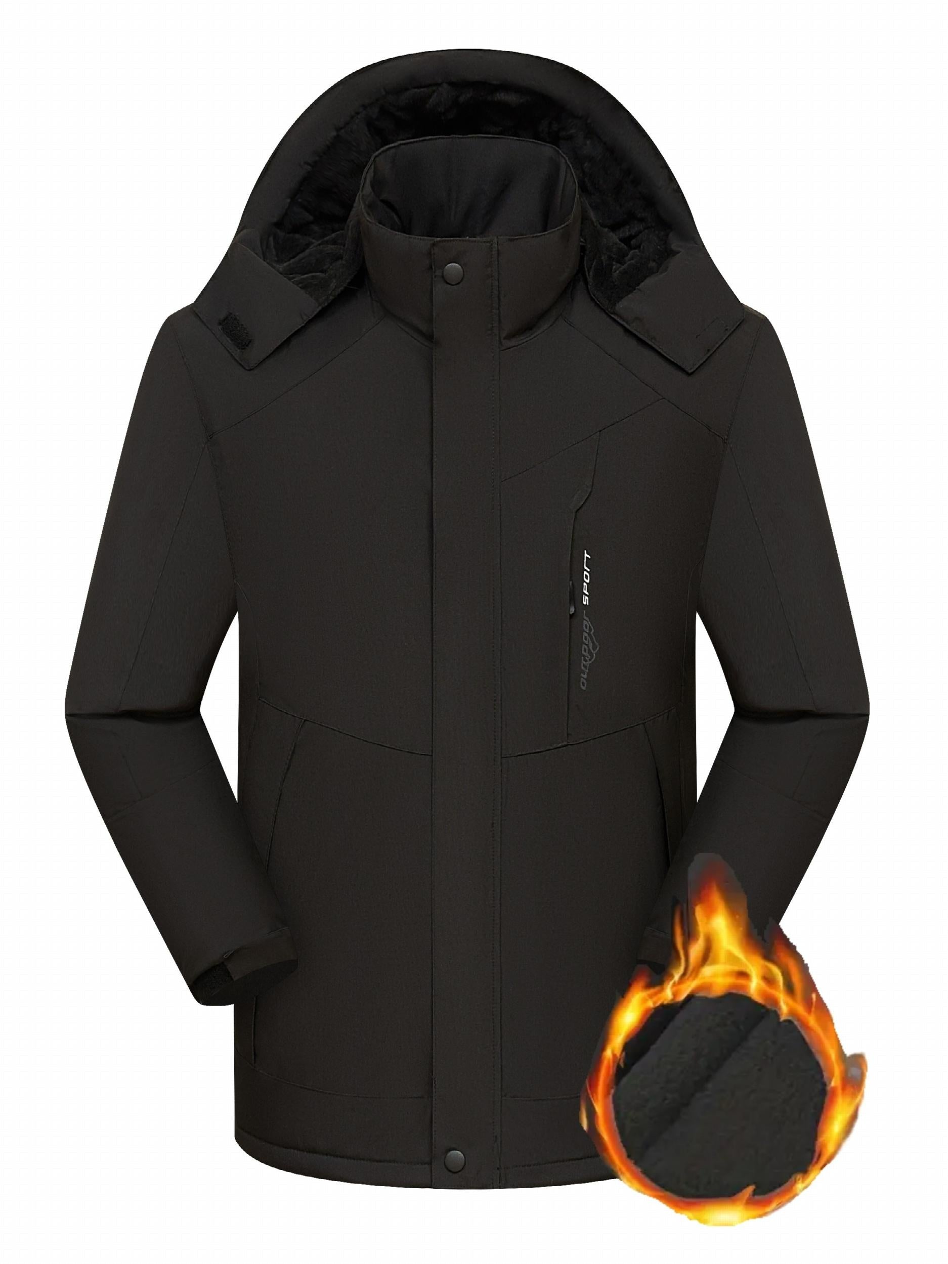 Colorblock Long Sleeve Zip Up Hooded Fleece Jacket