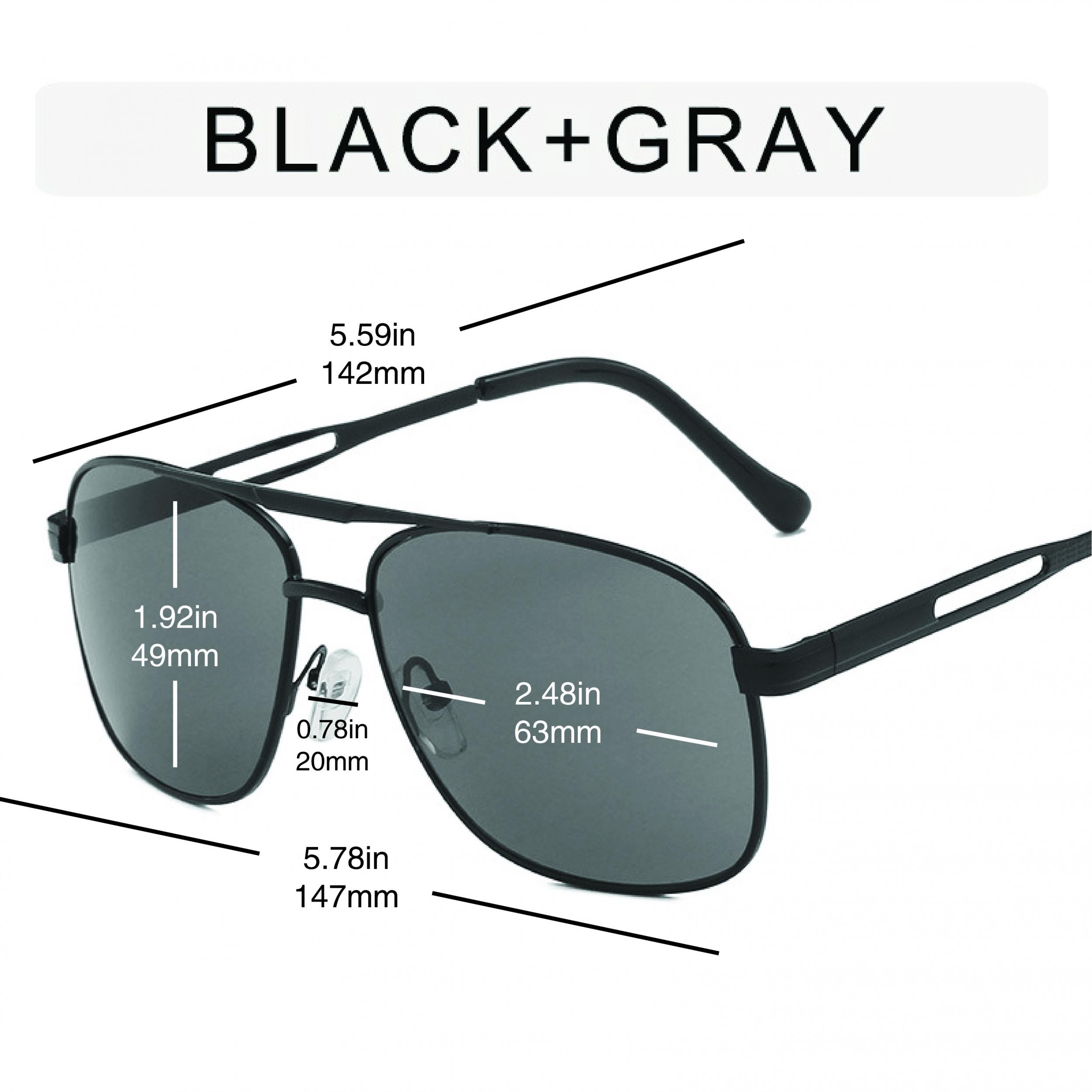 Top Bar Aviator Sunglasses Metal Gradient Glasses UV400
