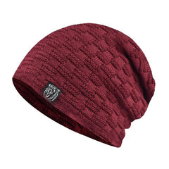 Men Thick Thermal Knitted Hat Warm Hat For Snow Weather