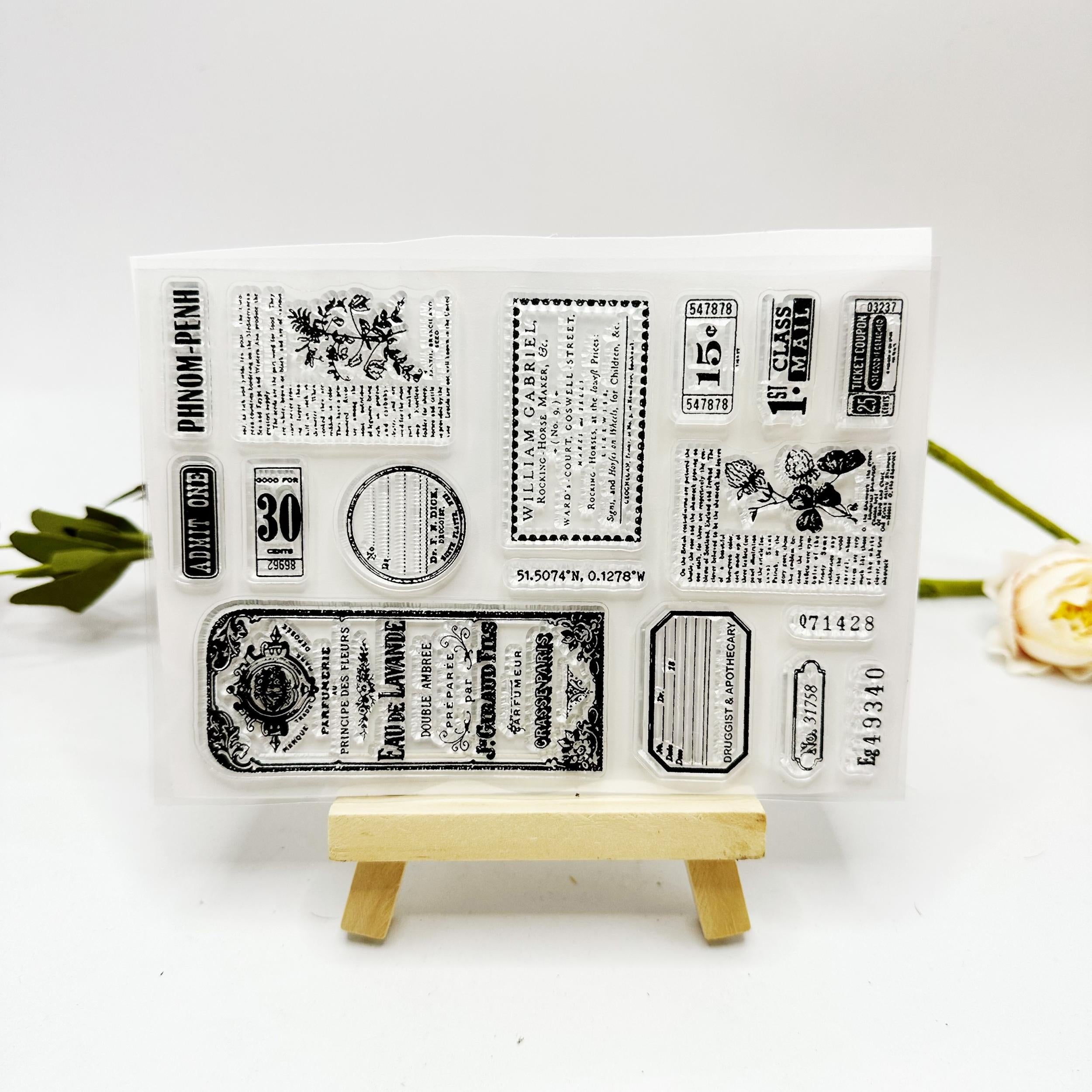 1pc Transparent Seal Stamps