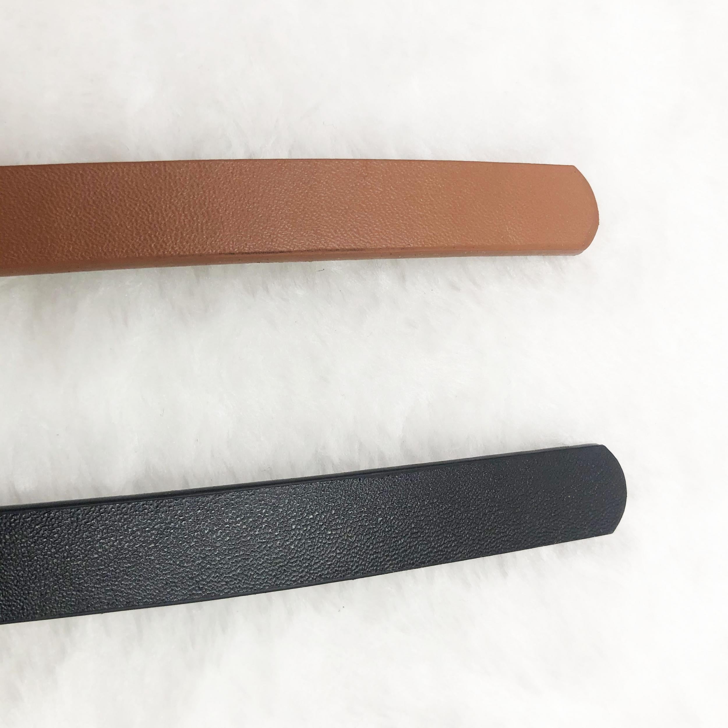 Non porous PU Leather Waist Belt For Sweater Coat Dresses