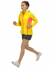 Women's Lightweight Running Jacket w/ Packable Hood
