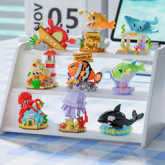 Marine Large Animal Building Blocks Toy Set