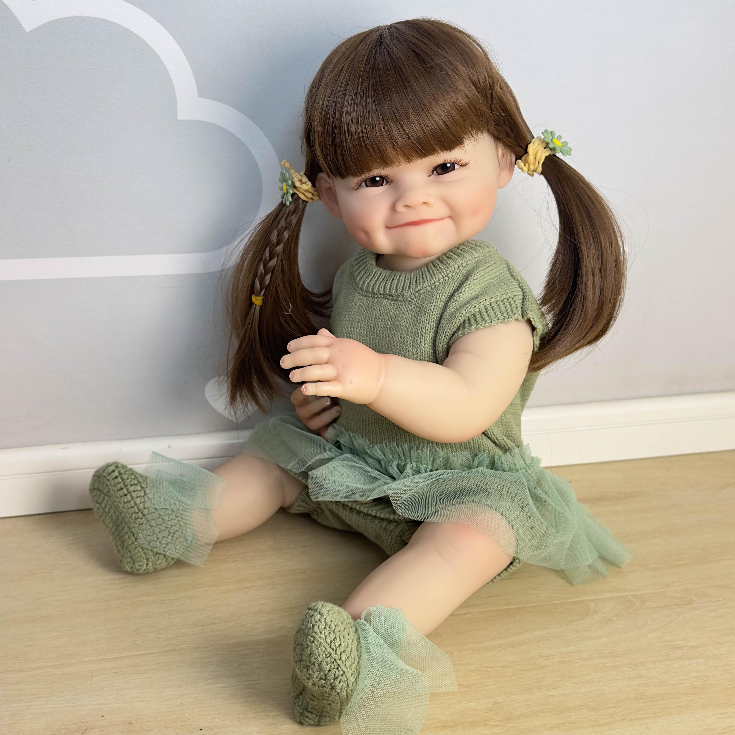 Raya Dimpled Girl Doll Waterproof Simulation Toy for Kids