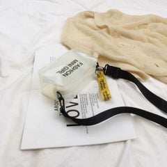 Summer Mini Transparent Square Jelly Shoulder Bag