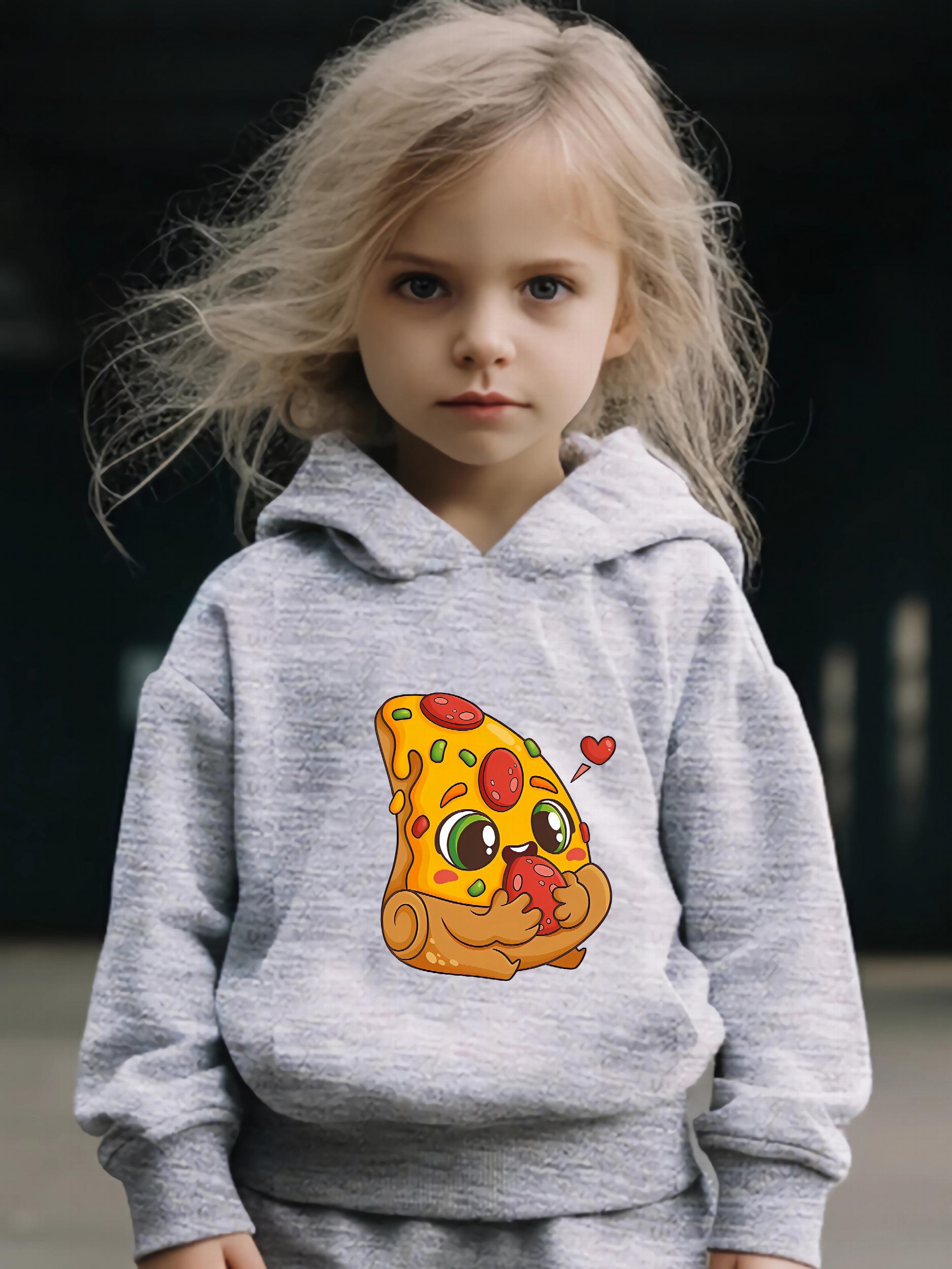 Pizza Pattern 2pcs Activewear Sets for Girls