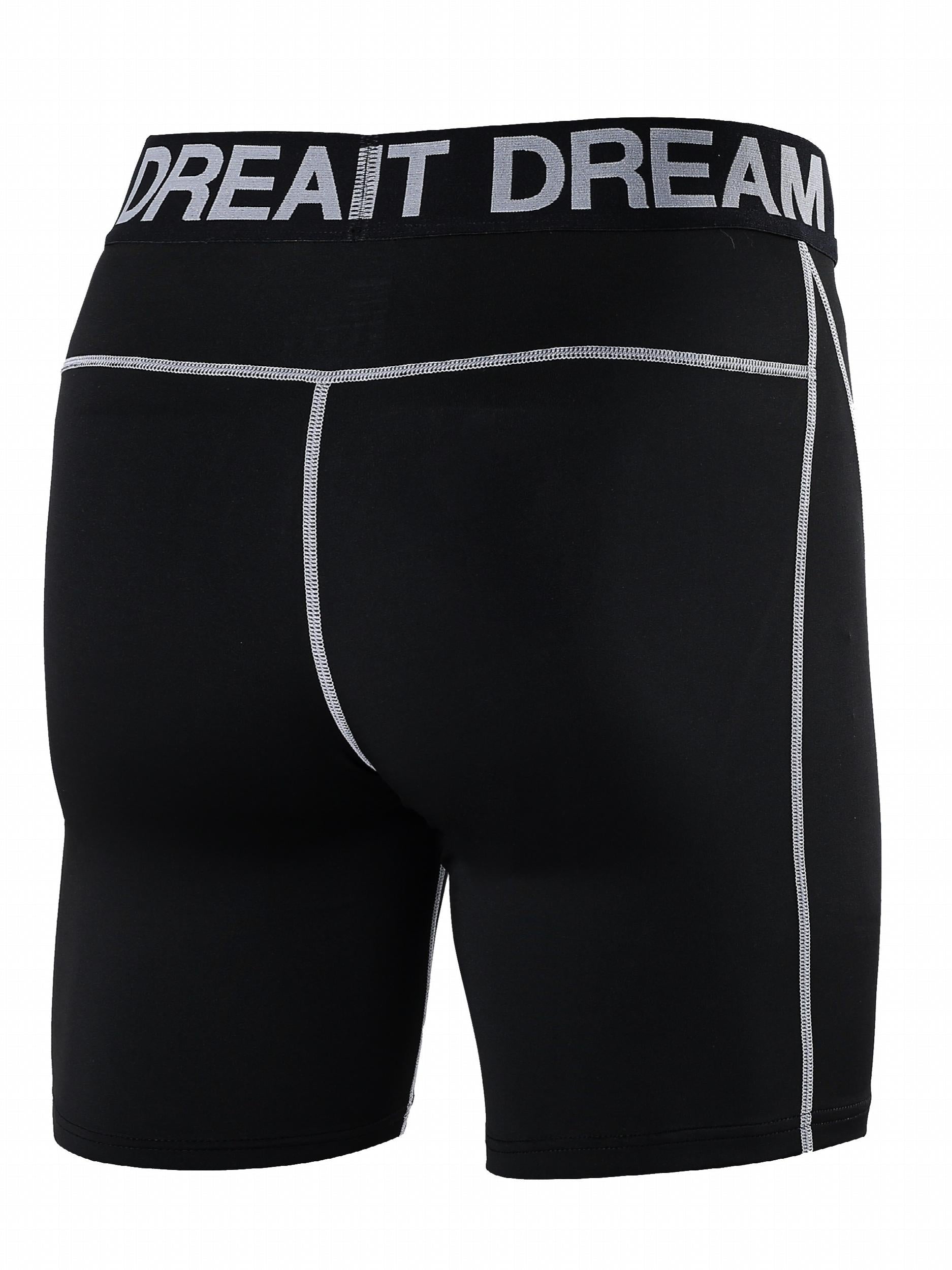 Men's Quick Dry Compression Shorts High Stretch Moisture Wicking Shorts