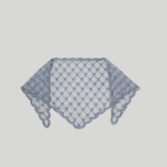 Floral Lace Triangle Scarf Thin Shawl Bandana Neckerchief for Women