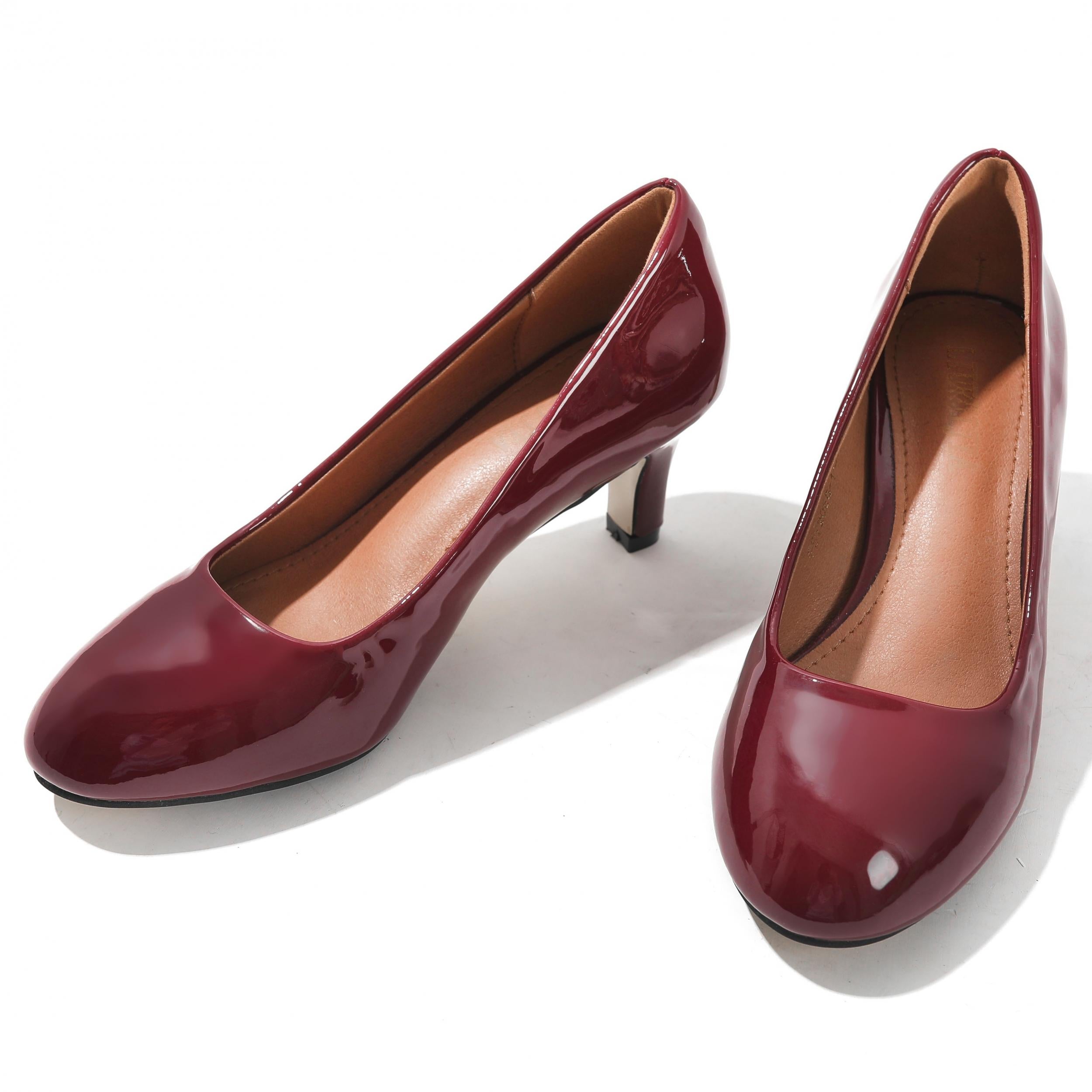 Women's Waterproof Stiletto Shoes Slip On Pumps