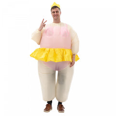 Pink Ballet Inflatable Costume Adult Height 150