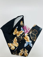 Butterfly Print Skinny Leggings High Waist Stretchy Leggings