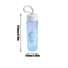 360ml Frosted Water Bottle Leakproof Portable Outdoor Sports Camping Running Fit