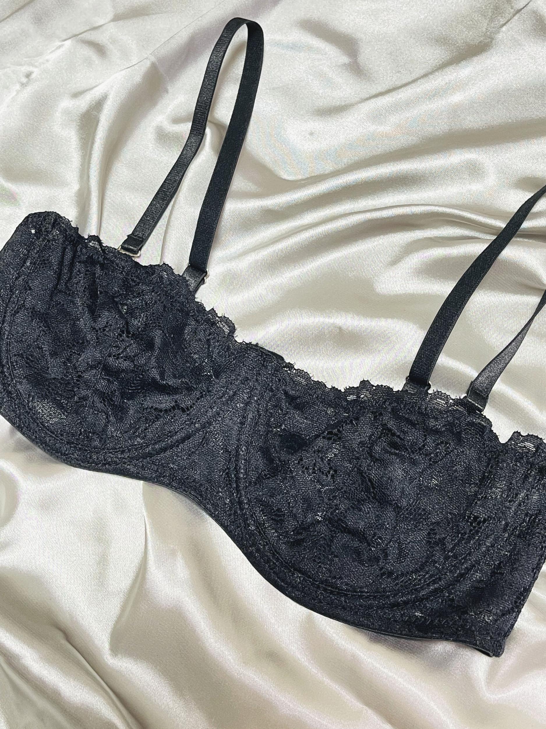 3pcs Lace Unlined Bras Women's Lingerie