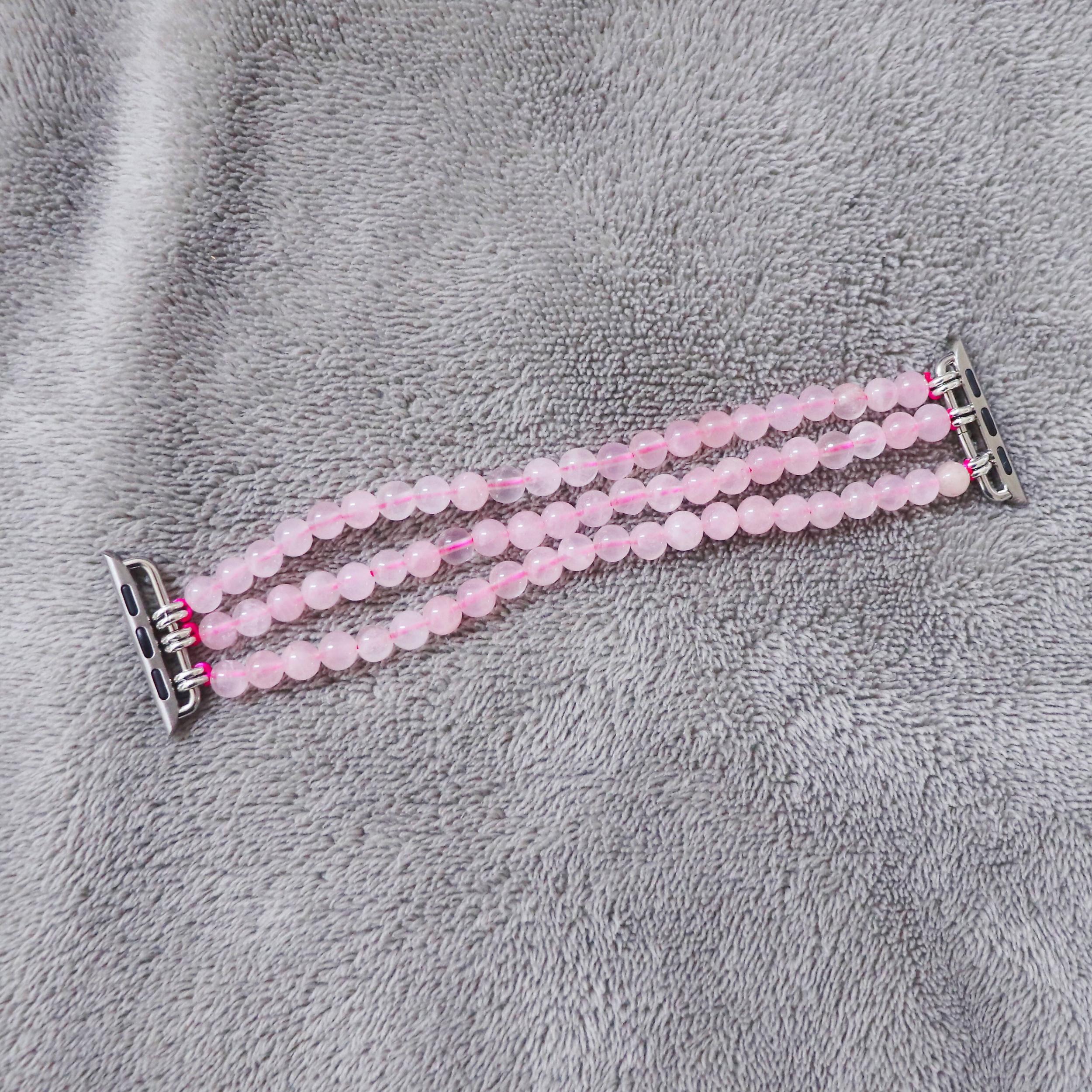 Pink Crystal Elastic Strap for Smart Watch