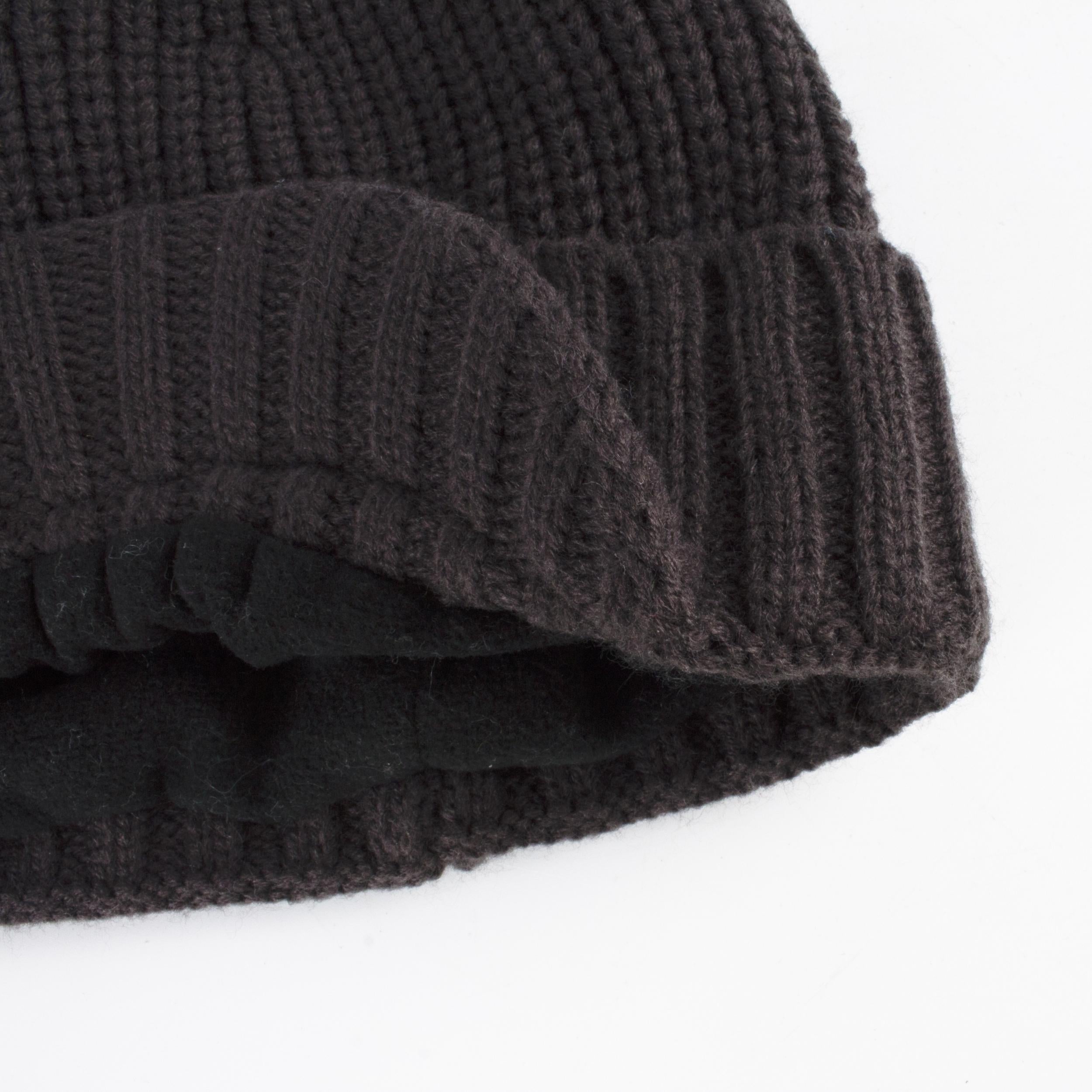 Striped Knitted Baseball Cap Winter Outdoor Hat