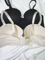 2 Pack Plus Size Seamless Lightly Padded T shirt Bralette Set