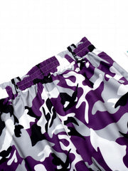 Camouflage Print Elastic Waist Jogger Pants for Women