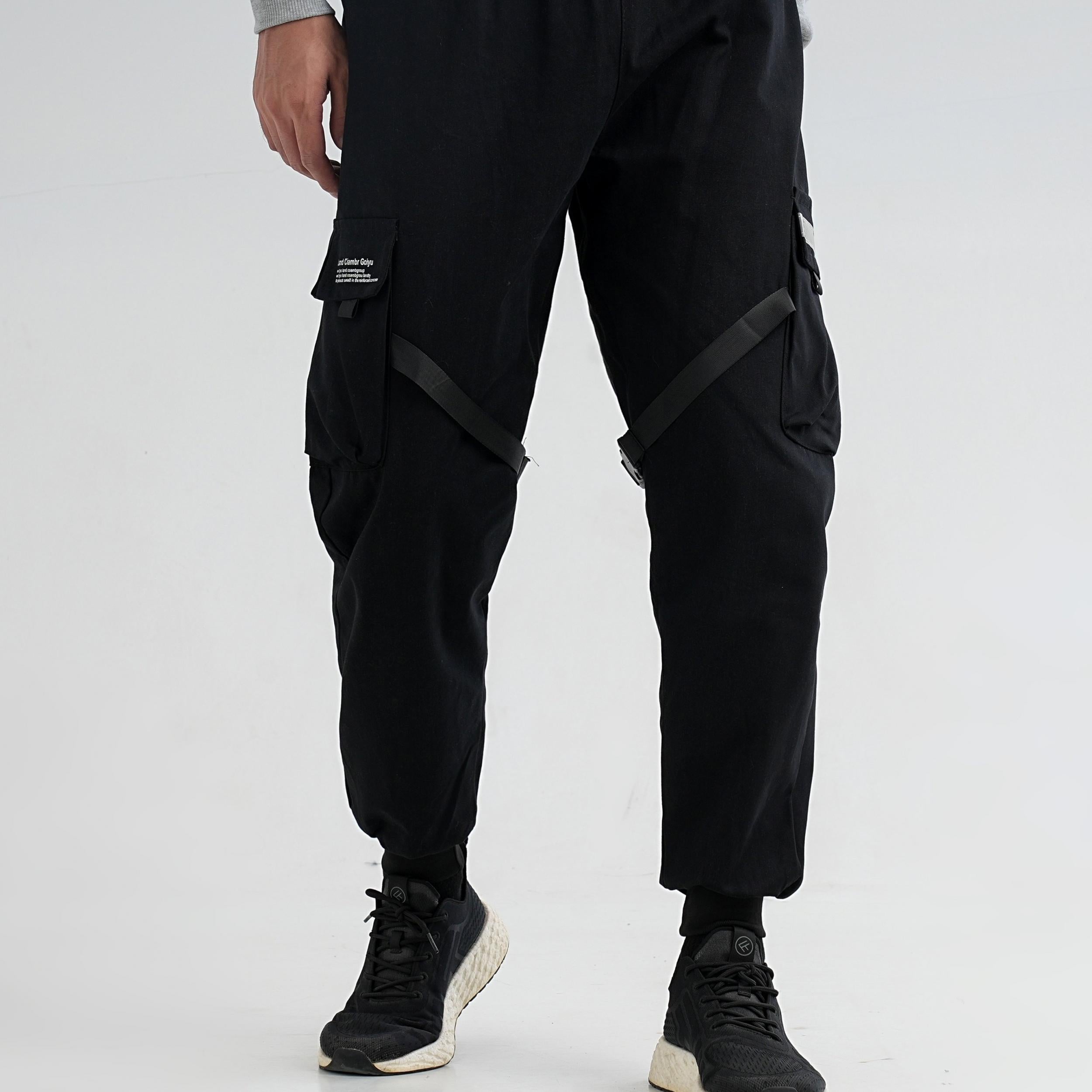 Women's High-Waisted Yoga Pants in Black