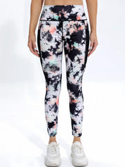 High Stretch Tie Dye Yoga Legging Slim Fit With Pocket