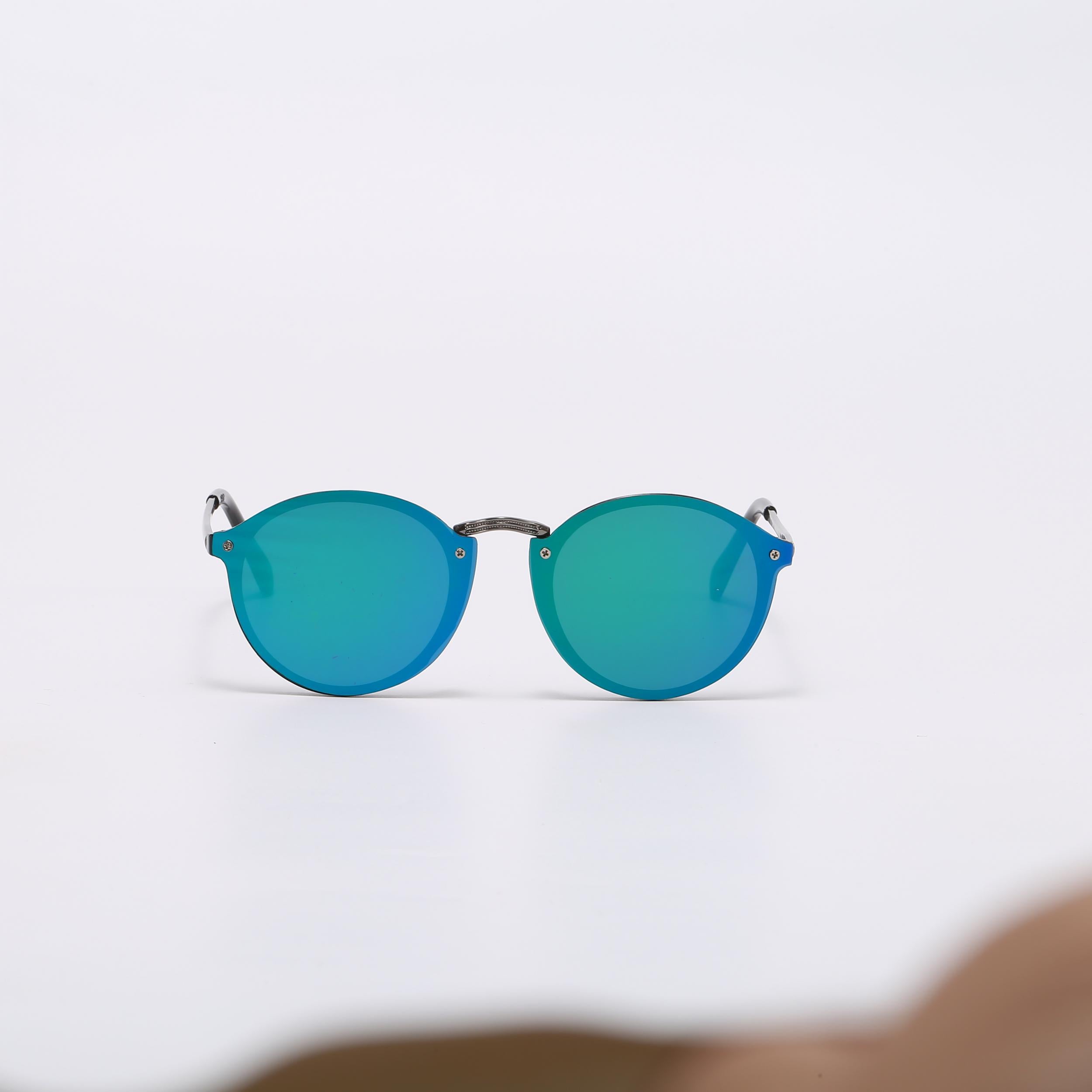 Men's Large Frame Metal Sunglasses UV Protection