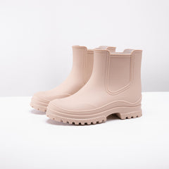 Solid PVC Non Slip Wear Resistance Rain Boots Waterproof Soft Sole