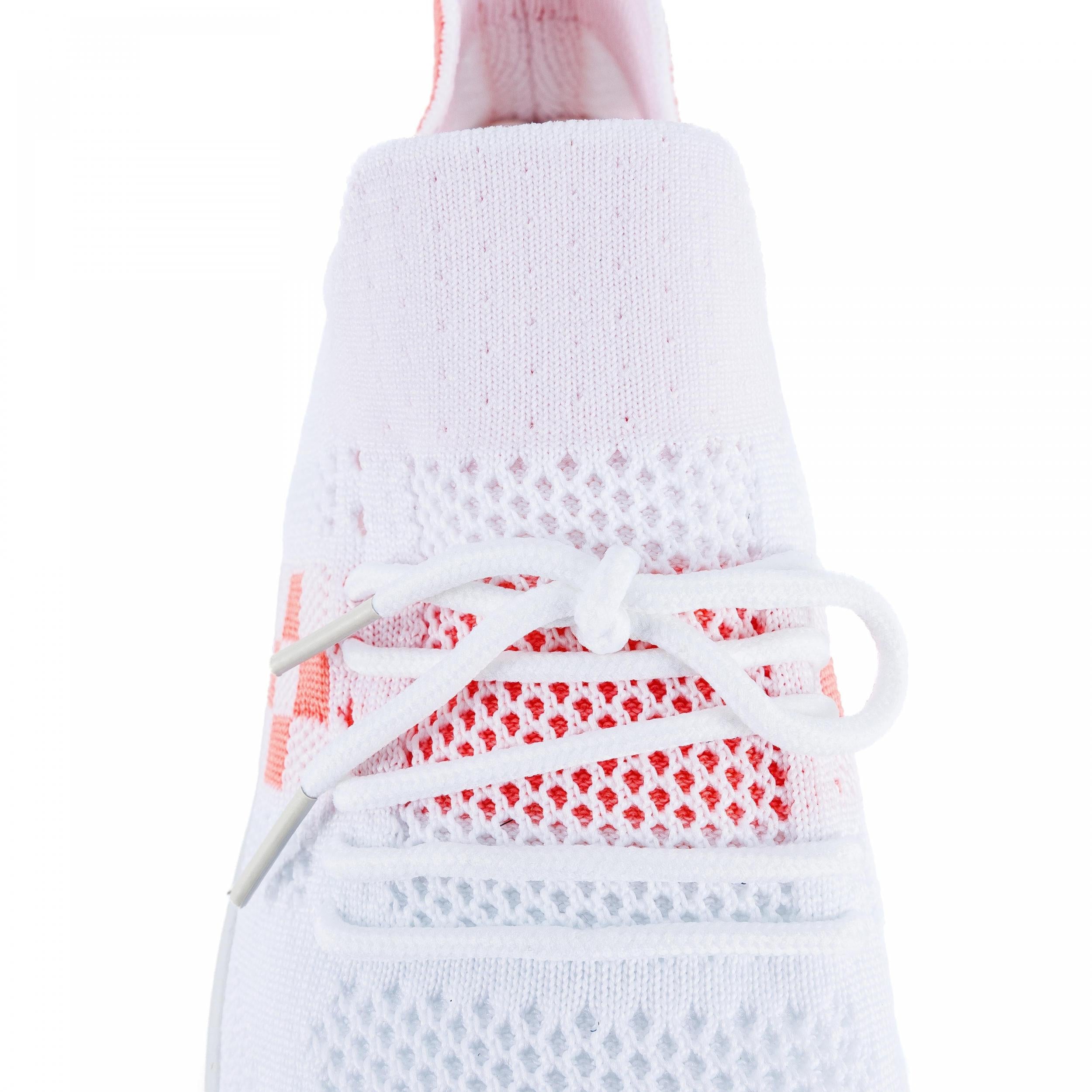 Women's Mesh Platform Sneakers Plaid Lace Up Outdoor Shoes