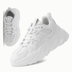 Women's Lace Up Platform Chunky Sports Sneakers