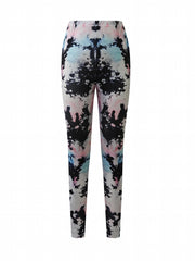 Tie Dye Yoga Workout Pants High Stretch Running Sports Fitness Leggings