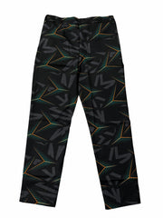 Geometric Print Slacks Vintage Style Stretch Dress Pants For Business Party