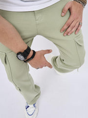 Men's Street Style Pocket Jeans Medium Stretch Denim Pants