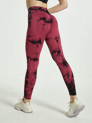 Tie Dye High Waist Yoga Leggings - Activewear for Women