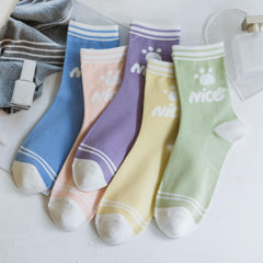 Comfortable Mid-Calf Sports Socks for Men and Women