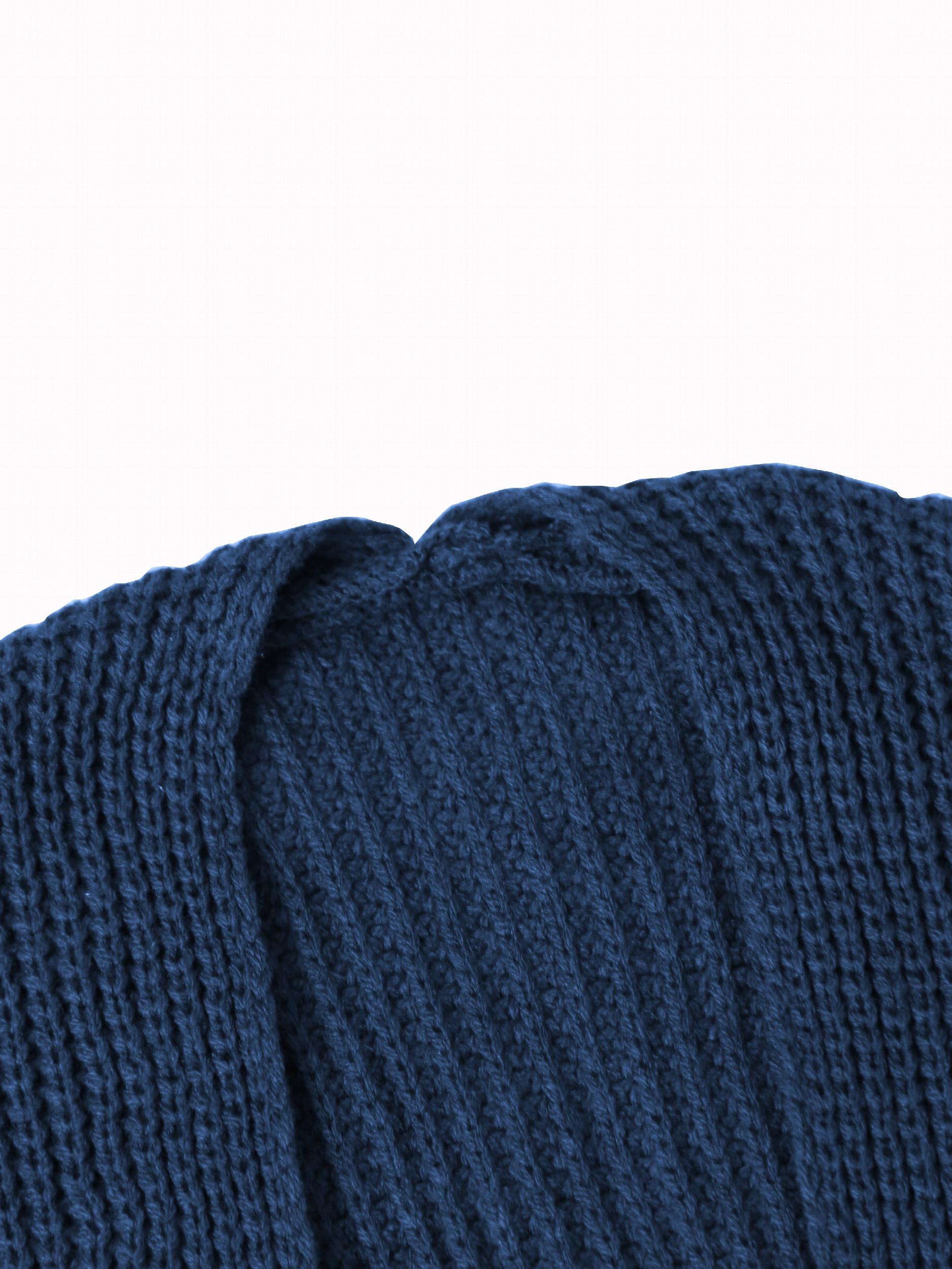 Casual Cardigan Women's Plus Solid Long Sleeve Open Front Sweater