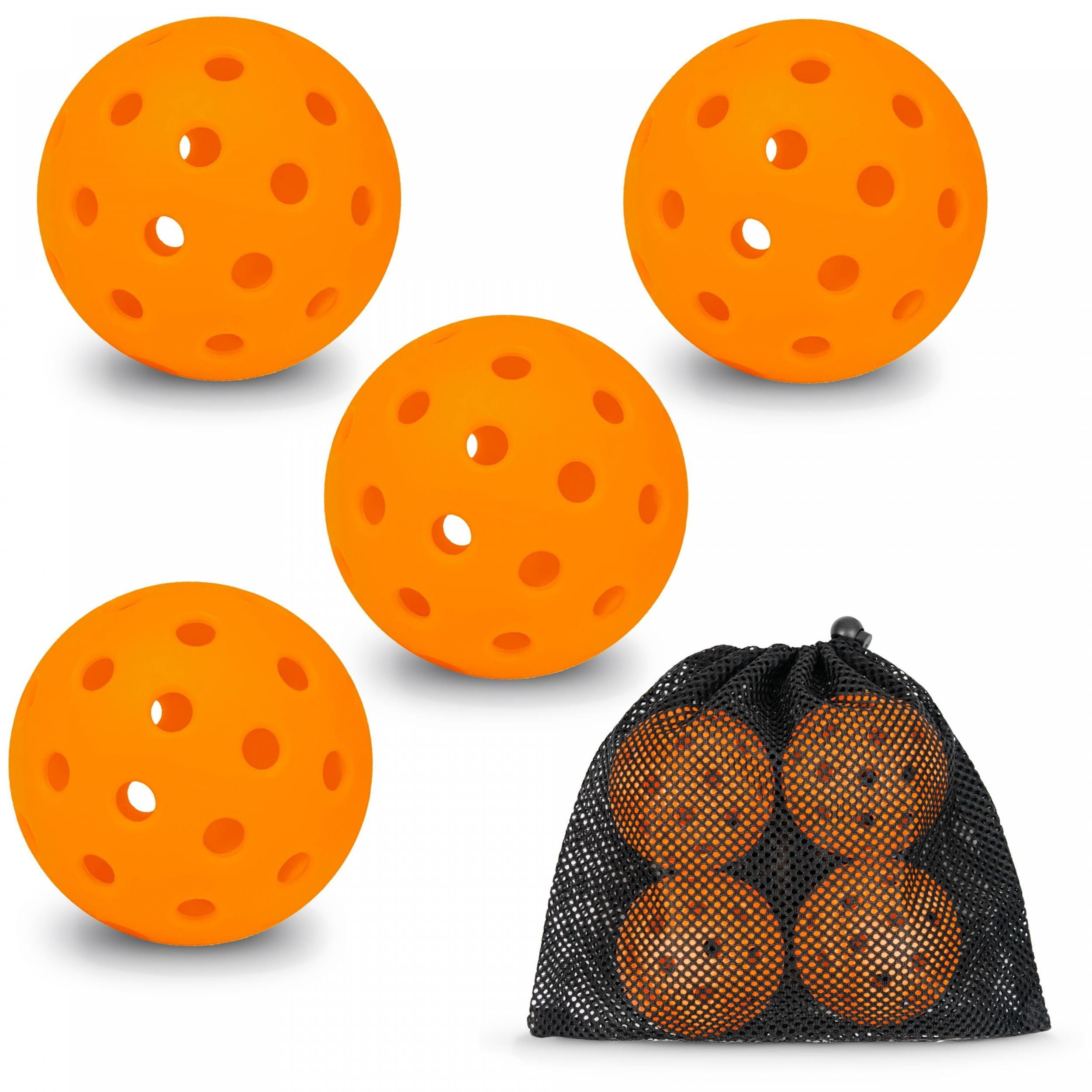12pcs Pickleballs 40 Holes PP Pickleball Set for Outdoor Play