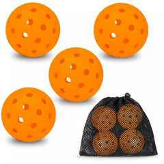 12pcs Pickleballs 40 Holes PP Pickleball Set for Outdoor Play
