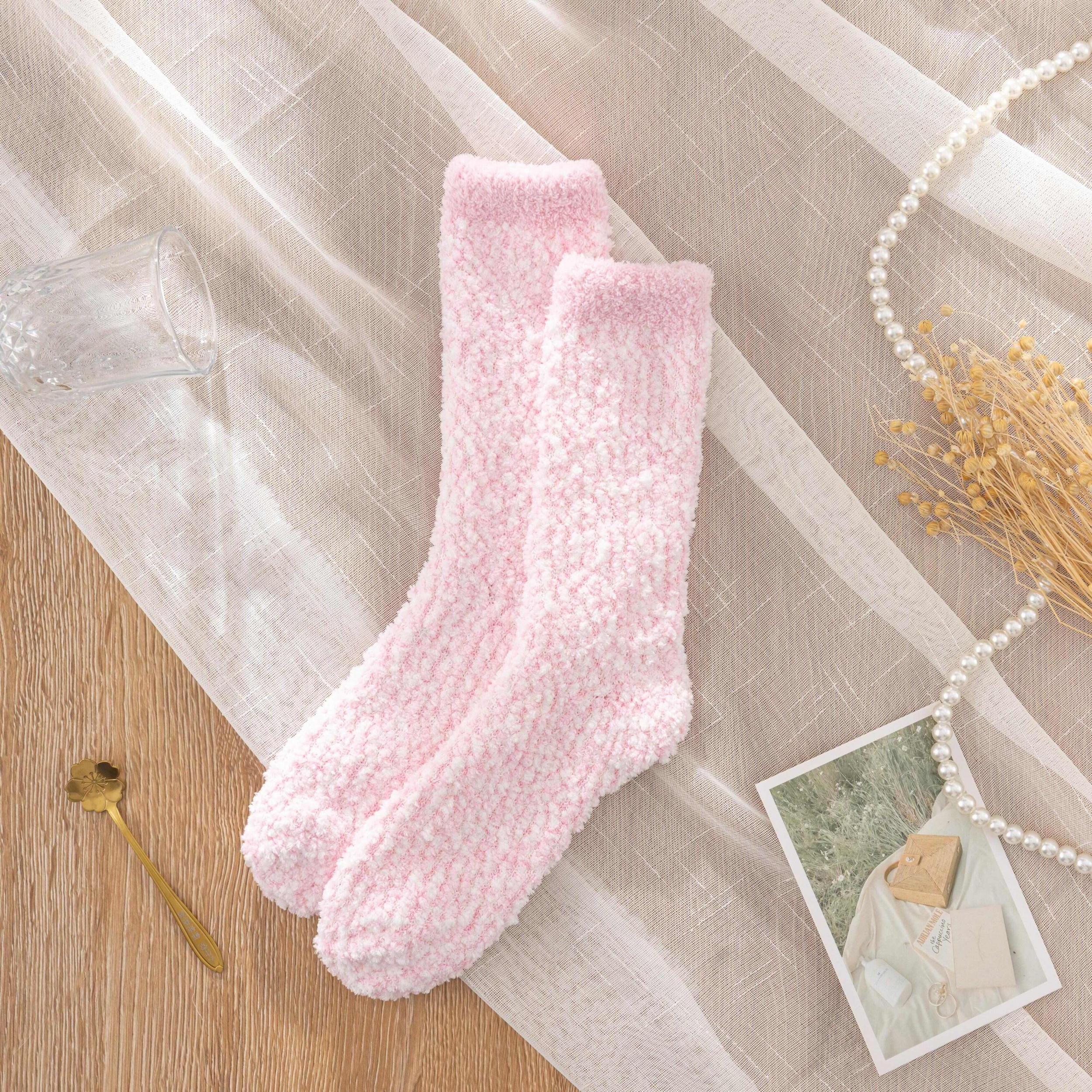 Fuzzy Floor Socks Crew Home Socks Women's Stockings