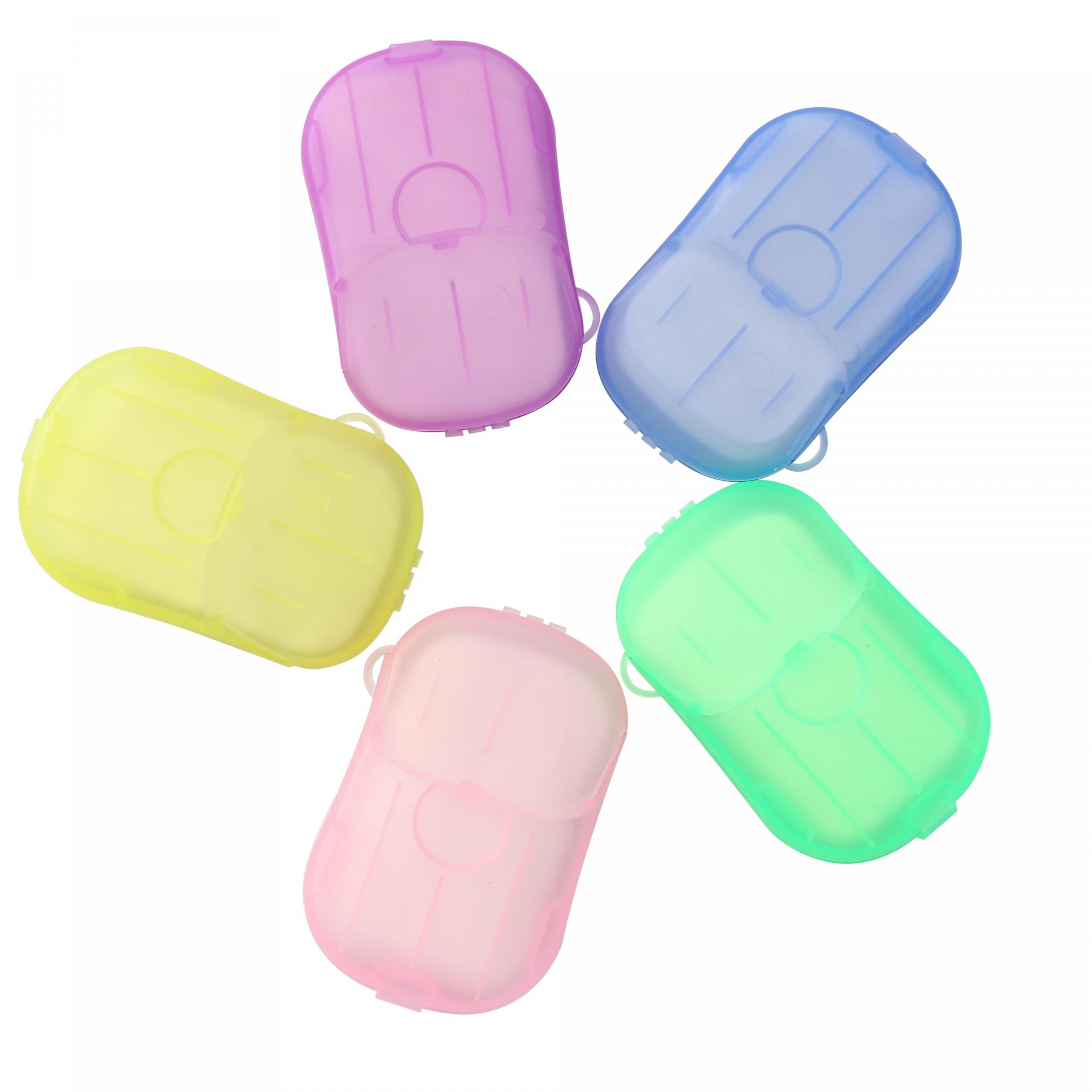 Portable Soap Flakes 10 Boxes 200pcs Travel Hand Washing Cleaning Soap