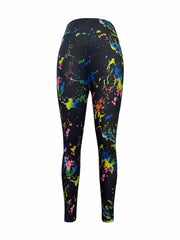 Allover Print Skinny Leggings Casual Stretchy Leggings Women's Clothing