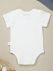 Baby Girls Daddy s Girl Heart Print Short Sleeve Cotton Onesie