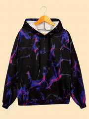 Tie Dye Sports Hooded Sweatshirt Street Casual Hoodie Women's Sporty Sweatshirt