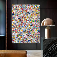 Large Jigsaw Puzzle 1000pcs 50x70cm, Framed Edges, Easy for Beginners