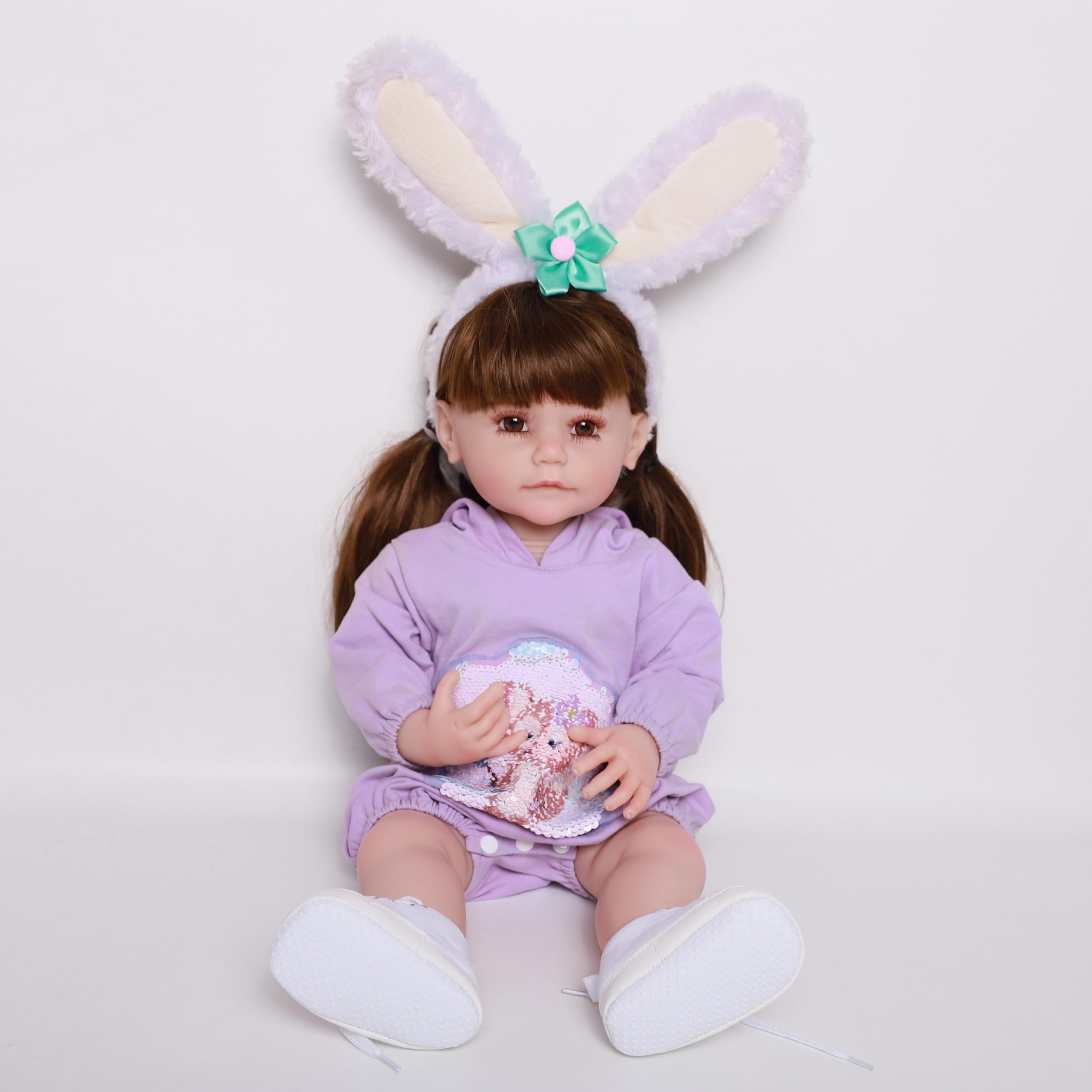 22 Inch Realistic Newborn Baby Doll Reborn Baby Dolls for Girls Boys