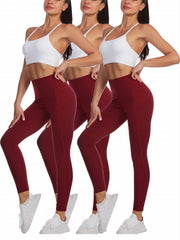 High Waist Butt Lifting Leggings With Pocket - Gym Sports Yoga Pants