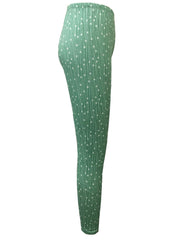 Print Skinny Leggings Elastic Waist Stretchy Leggings Women's Clothing