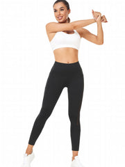 Mesh Contrast Sports Leggings High Waist Yoga Pants