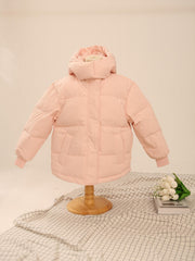 Sweet Girls Warm Hooded Coat Comfy Hoodies For Fall Winter