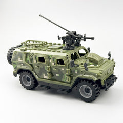Camouflage Military Armored Vehicle Toy Model 140pcs