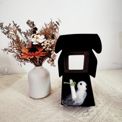 Wool Needle Felting Kit Ghost for DIY Art Craft Pendant Halloween Deco