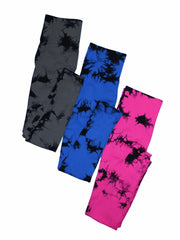 Tie Dye Seamless High Waist Leggings for Women